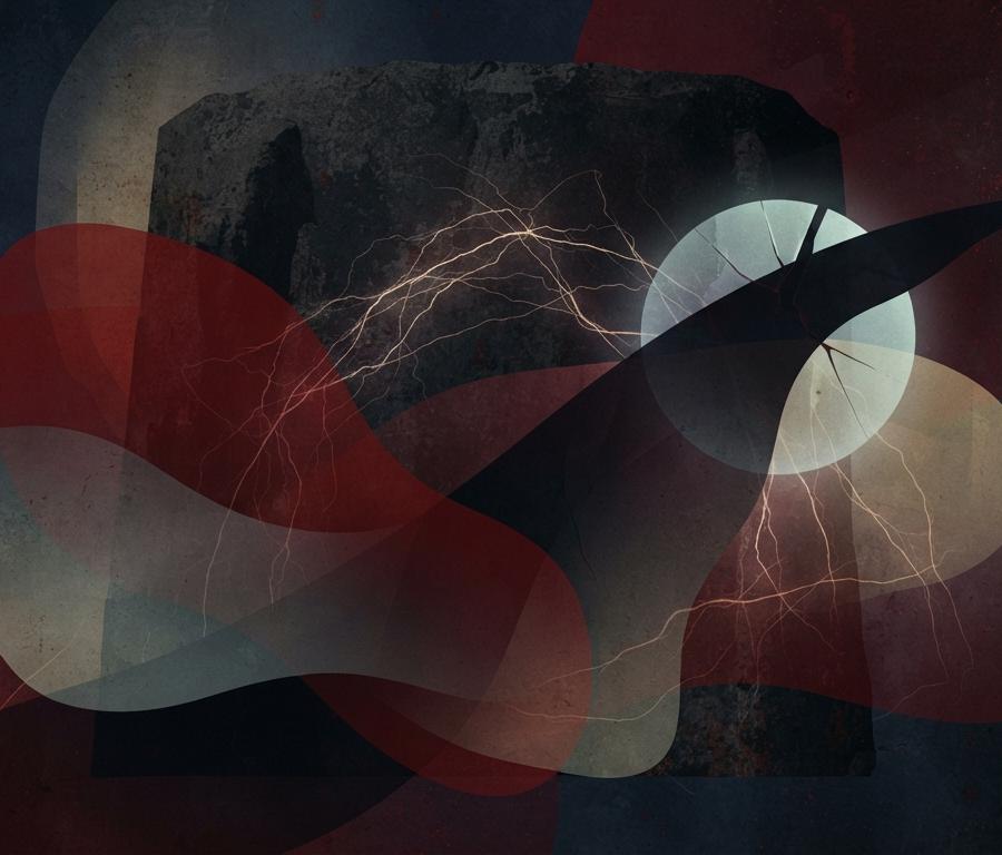 Ilustrasi editorial untuk Tesla: Man Out of Time
