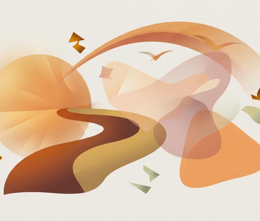 Ilustrasi editorial untuk The Alchemist