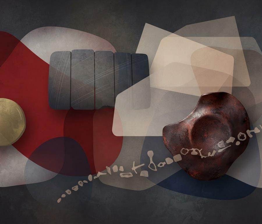 Ilustrasi editorial untuk A History of the World in 100 Objects