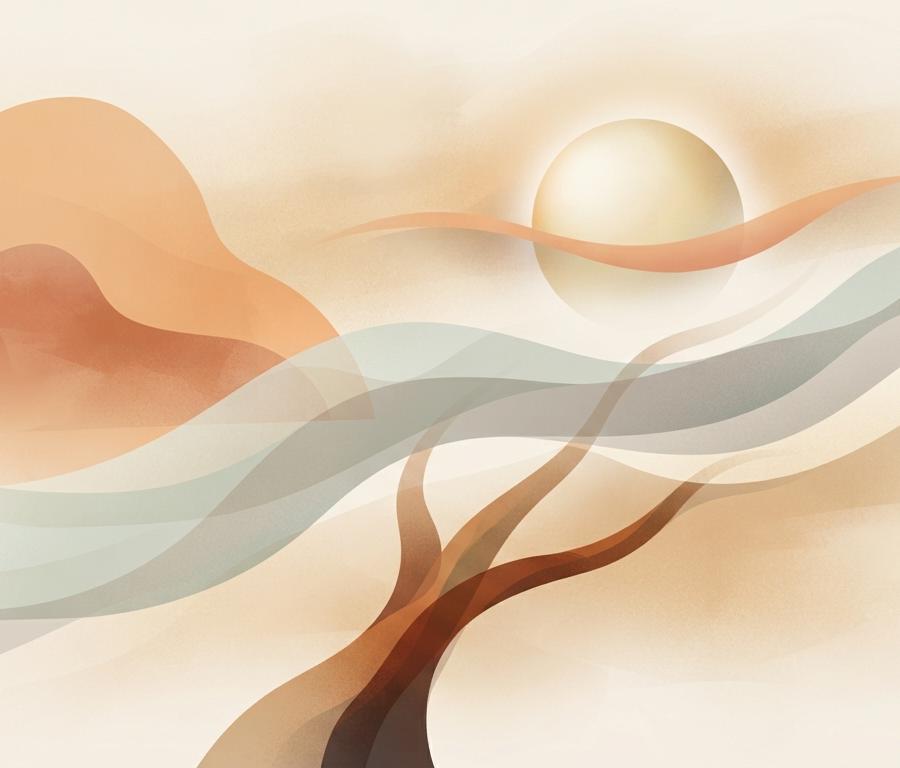 Ilustrasi editorial untuk Siddhartha